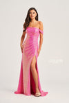 Prom Dresses Long Formal Sequin Prom Dress Hot Pink