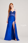 Prom Dresses Sequin Long Formal Fitted Prom Dress  Royal Blue