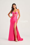 Prom Dresses Boned Long Formal Mermaid Prom Dress  Hot Pink