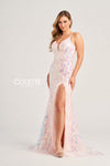 Prom Dresses Long Formal Sequin Prom Mermaid Dress Light Pink