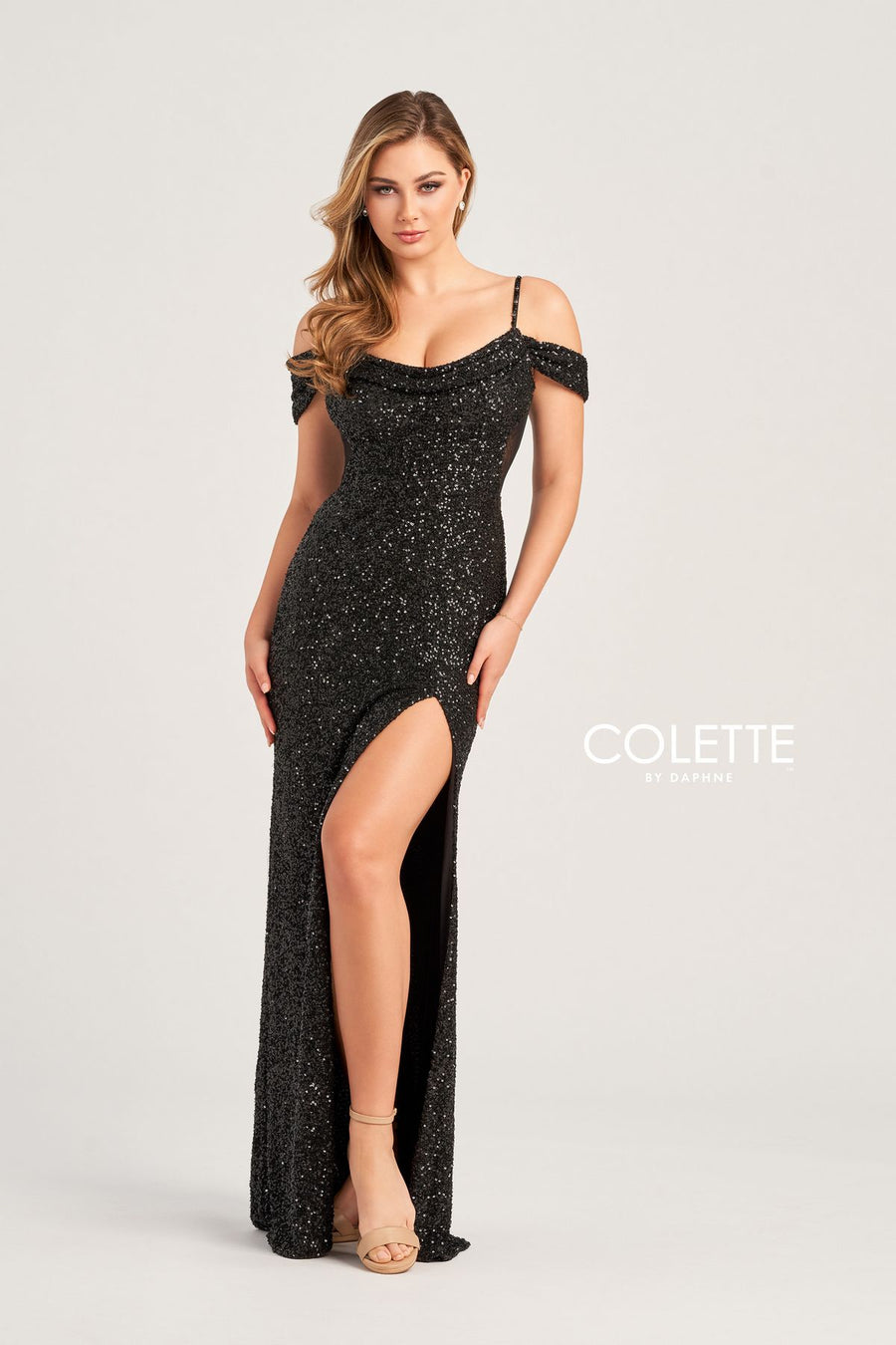 Prom Dresses Sequin Prom Long Formal Dress Black