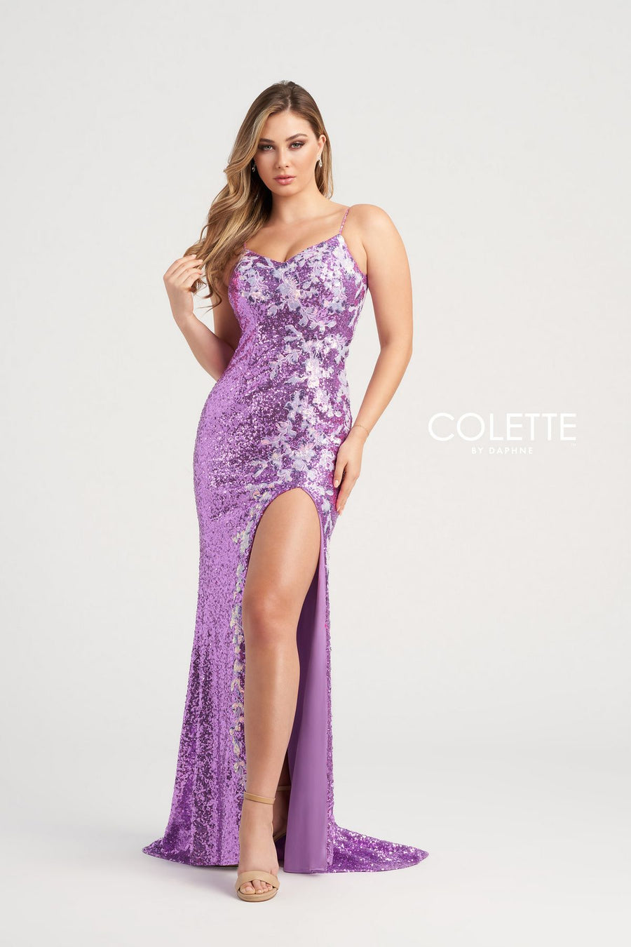 Prom Dresses Long Sequin Formal Long Prom Dress Amethyst/Lilac