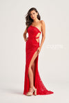 Prom Dresses Cut Out Long Formal Prom Dress Red