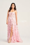 Prom Dresses Glitter Long Formal Prom Dress Pink