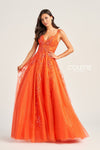 Prom Dresses Glitter Long Formal Sequin Prom Dress Orange