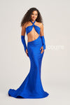 Prom Dresses Cut Out Long Formal Mermaid Prom Dress Royal Blue