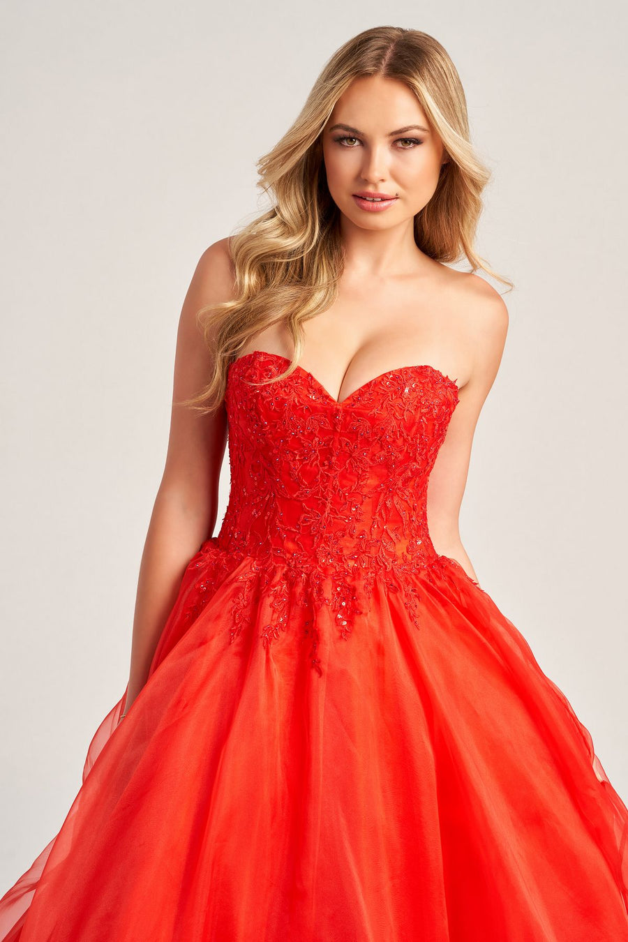 Prom Dresses Formal Long Prom Ball Gown Red