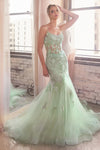 Prom Dresses Mermaid Long Prom Dress Sage