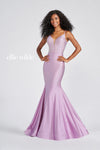 Prom Dresses Beaded Long Formal Fitted Prom Gown Rose/Opal