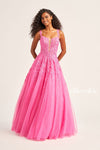 Prom Dresses Long Formal Glitter Prom Ball Gown Peony