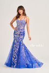 Prom Dresses Long Mermaid Glitter Prom Gown Ultra Violet