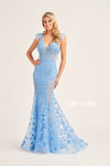 Prom Dresses Prom Long Formal Detachable Feather Dress Bluebell