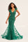 Prom Dresses Prom Long Formal Detachable Feather Dress Emerald