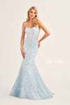 Prom Dresses Long Beaded Formal Prom Gown Light Blue