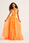 Prom Dresses Formal Glitter Prom Long Gown Orange