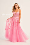 Prom Dresses Formal Glitter Prom Long Gown Pink