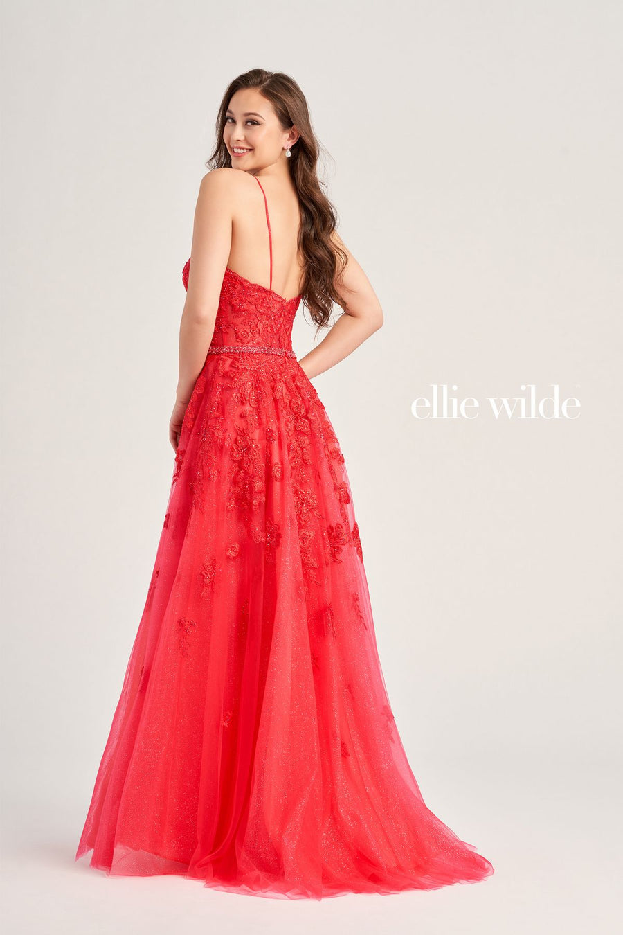 Prom Dresses Formal Glitter Prom Long Gown Strawberry