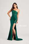 Prom Dresses Formal Glitter Prom Long Dress Emerald