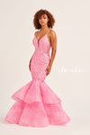 Prom Dresses Long Mermaid Beaded Formal Prom Dress Pink