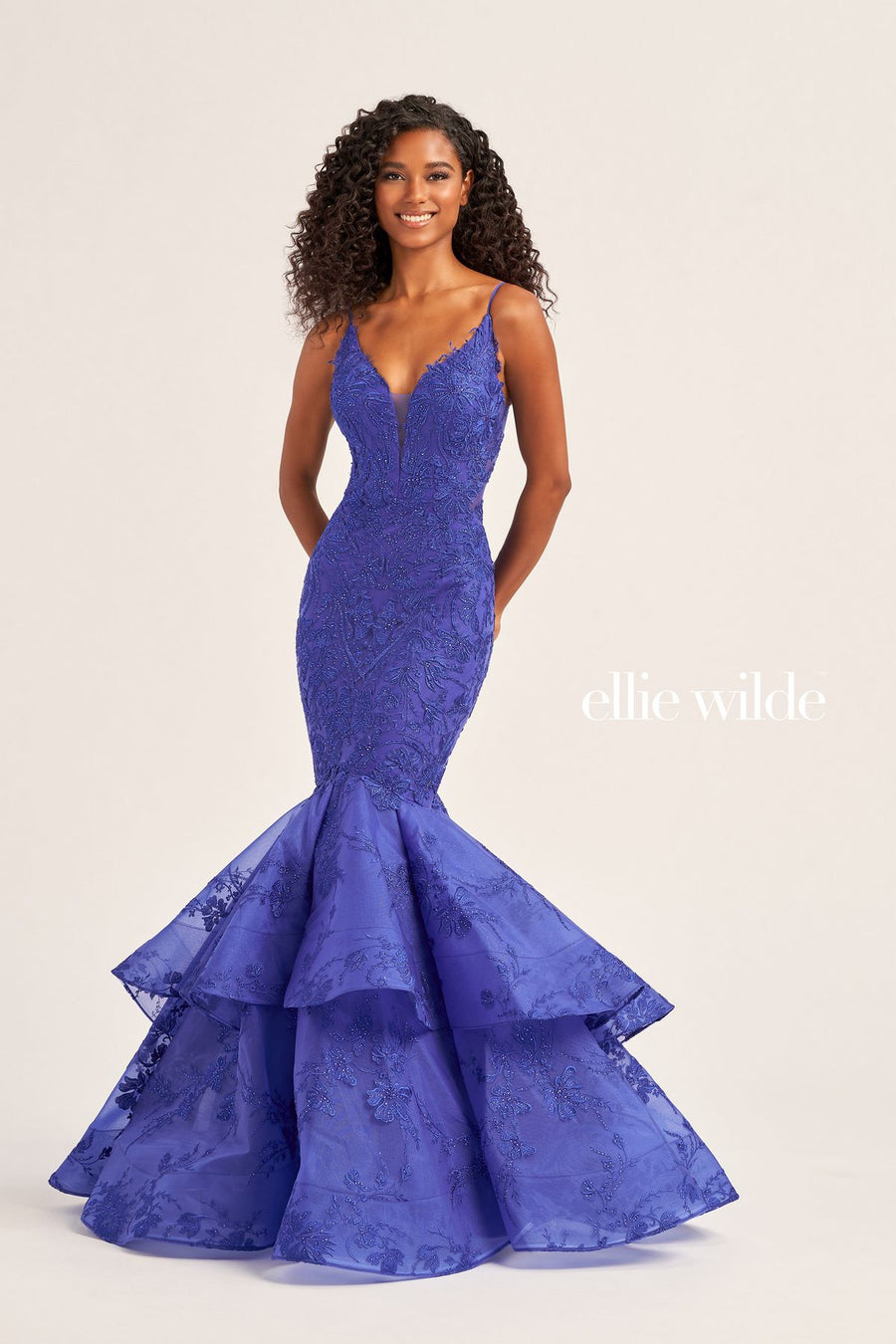 Prom Dresses Long Mermaid Beaded Formal Prom Dress Royal Blue