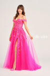 Prom Dresses Long Beaded Ball Gown Prom Dress Magenta