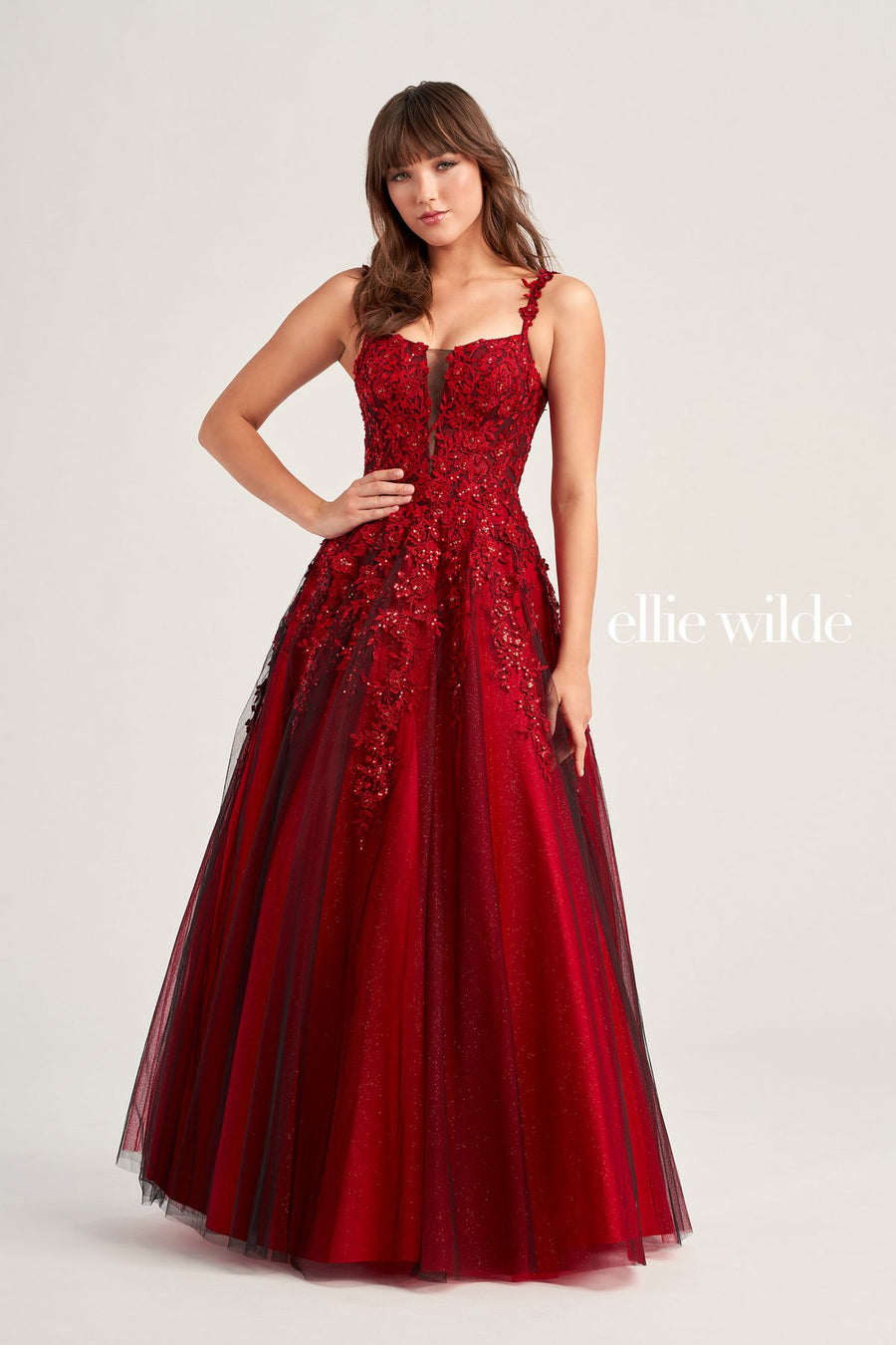 Prom Dresses Prom Long Glitter Ball Gown Wine