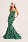 Prom Dresses Prom Fitted Long Formal Gown Emerald