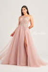 Prom Dresses Prom Long Beaded Ball Gown Dusty Rose