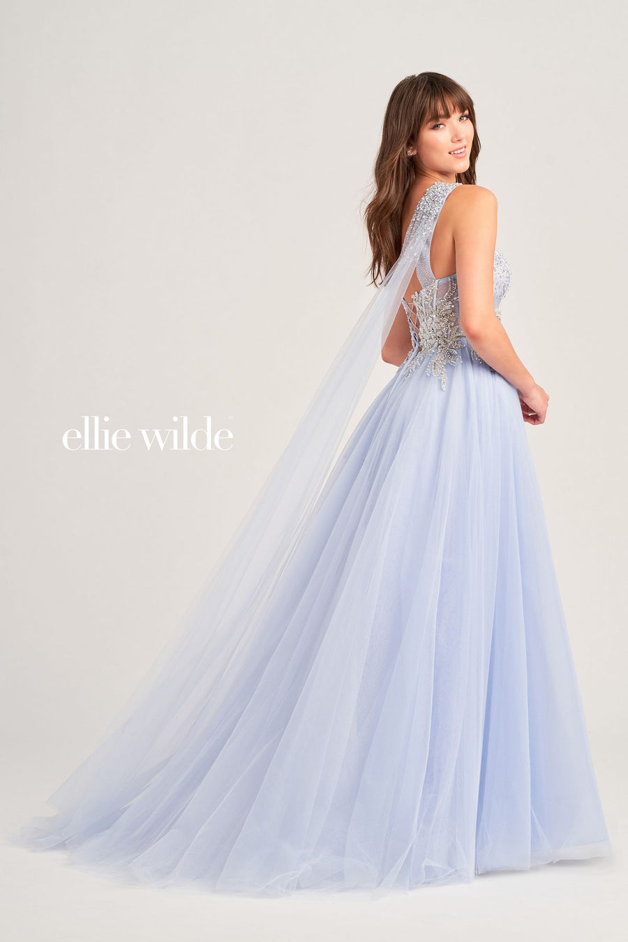 Prom Dresses Prom Long Beaded Ball Gown Periwinkle