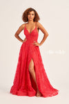 Prom Dresses Long Formal Glitter Evening Prom Dress Strawberry