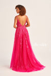 Prom Dresses Long Glitter Ball Gown Prom Dress Magenta