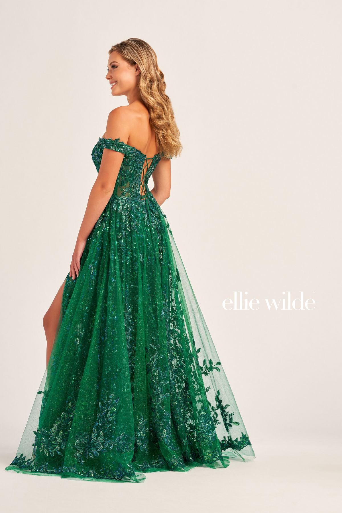 Prom Dresses Prom Long Glitter Ball Gown Emerald