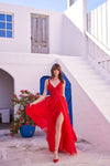 Prom Dresses Long Formal A Line Evening Prom Dress Red