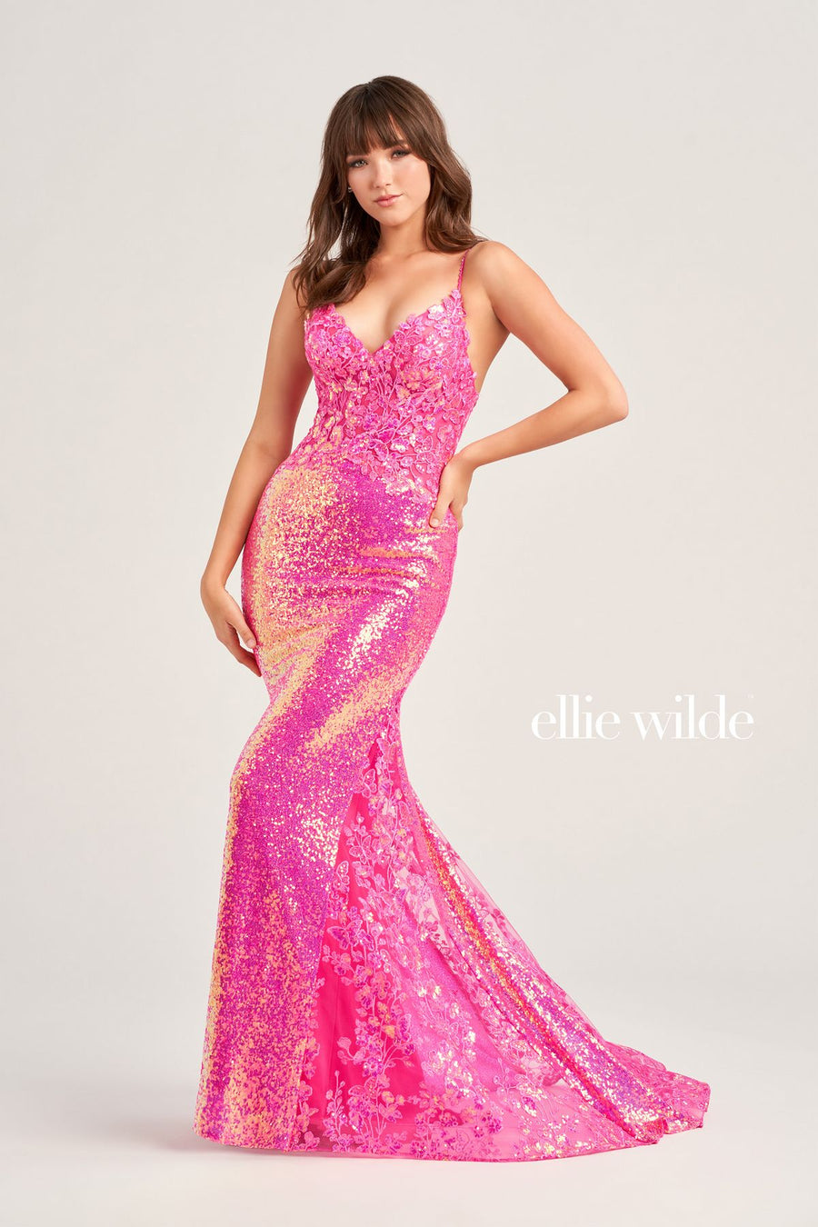 Prom Dresses Prom Fitted Evening Long Gown Hot Pink