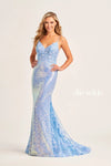 Prom Dresses Prom Fitted Evening Long Gown Light Blue