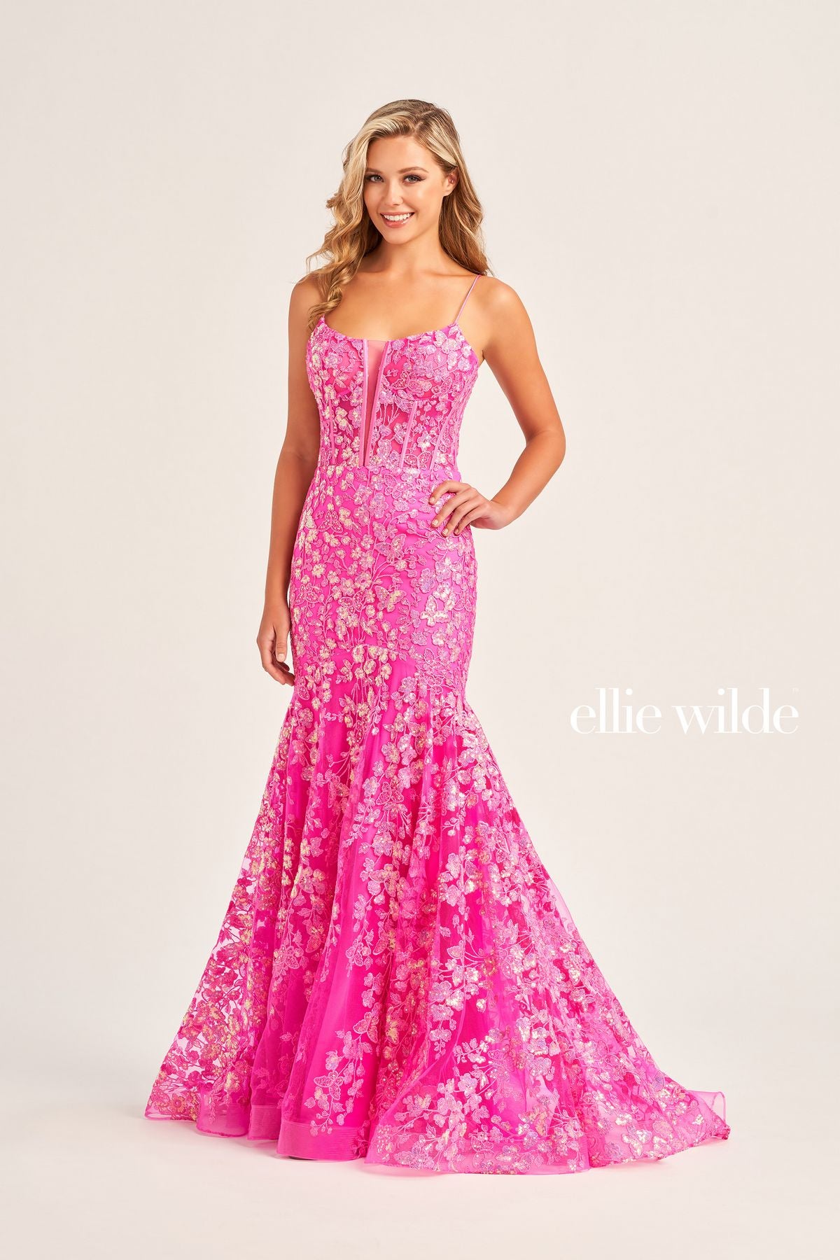 Prom Dresses Long Mermaid Formal Evening Prom Dress Hot Pink