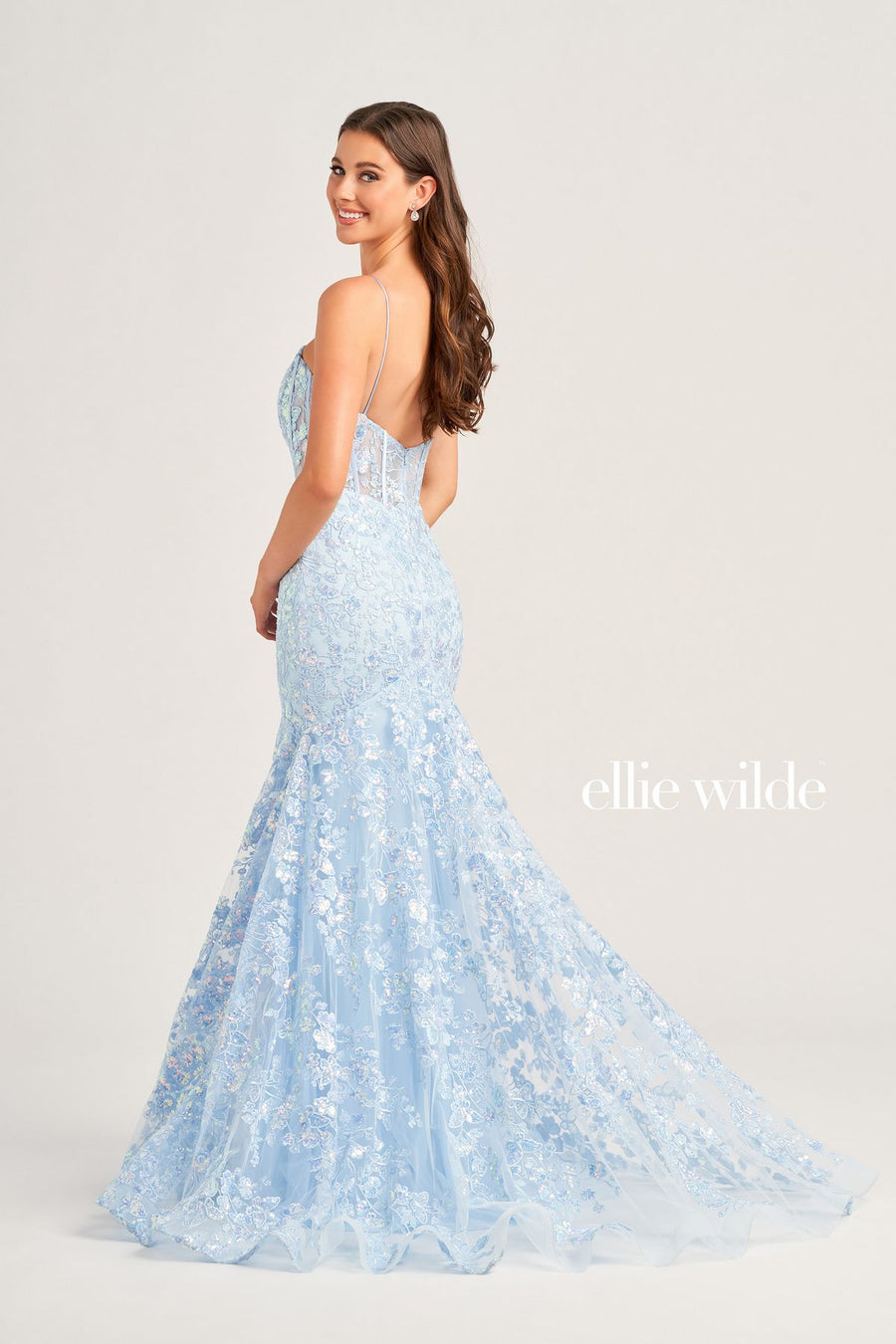 Prom Dresses Long Mermaid Formal Evening Prom Dress Light Blue