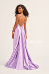 Prom Dresses Long Formal Fitted Slit Prom Dress Lilac