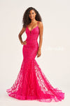 Prom Dresses Mermaid Long Formal Beaded Prom Dress Magenta