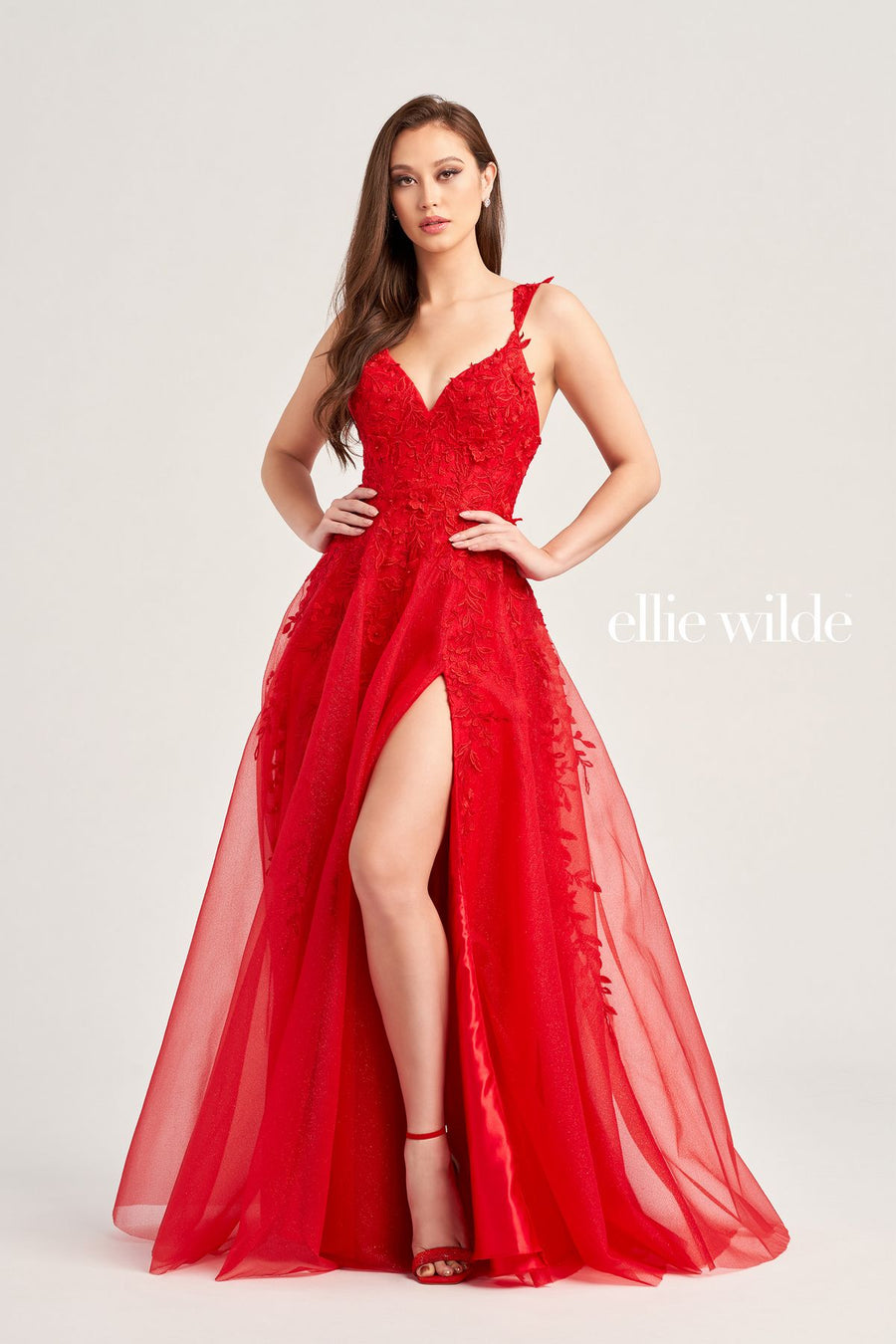 Prom Dresses Formal Long Glitter Evening Prom Dress Red