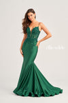 Prom Dresses Long Formal Mermaid Fit Evening Prom Dress Emerald