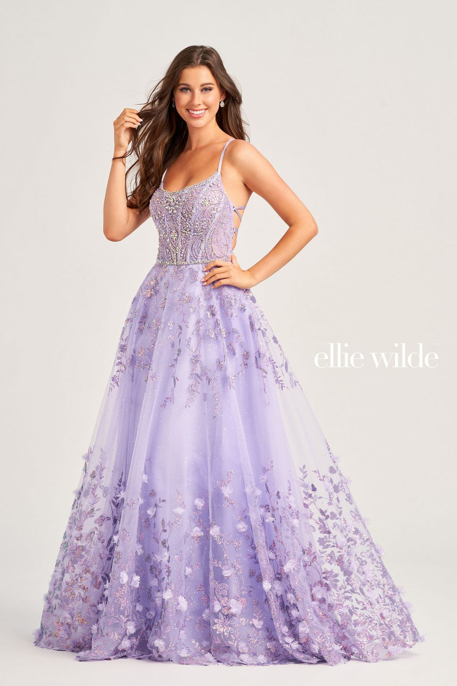 Prom Dresses Long Ball Gown Glitter Prom Formal Dress Lilac