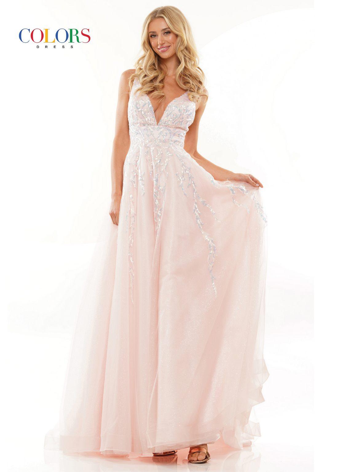 Prom Dresses Long Sleeveless Prom Ball Gown Baby Pink