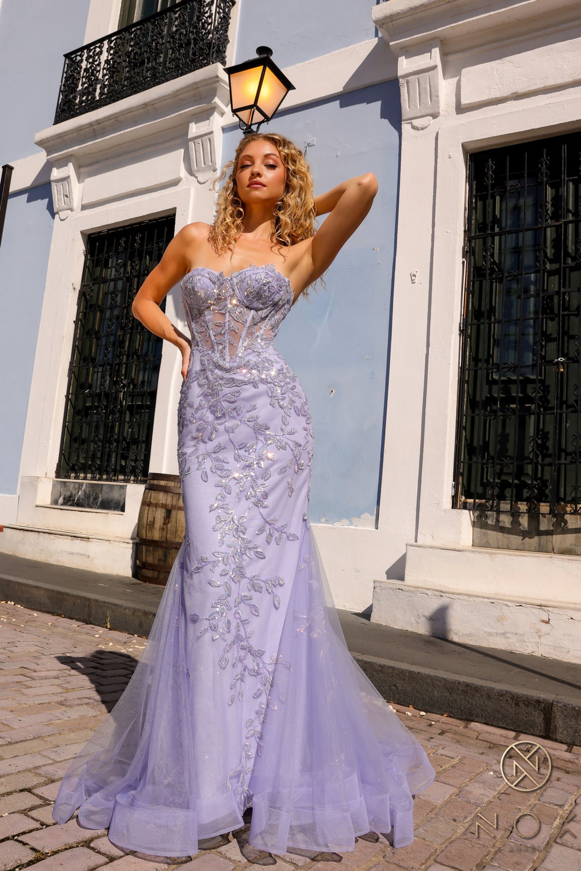 Prom Dresses Long Mermaid Formal Prom Sequin Dress Periwinkle