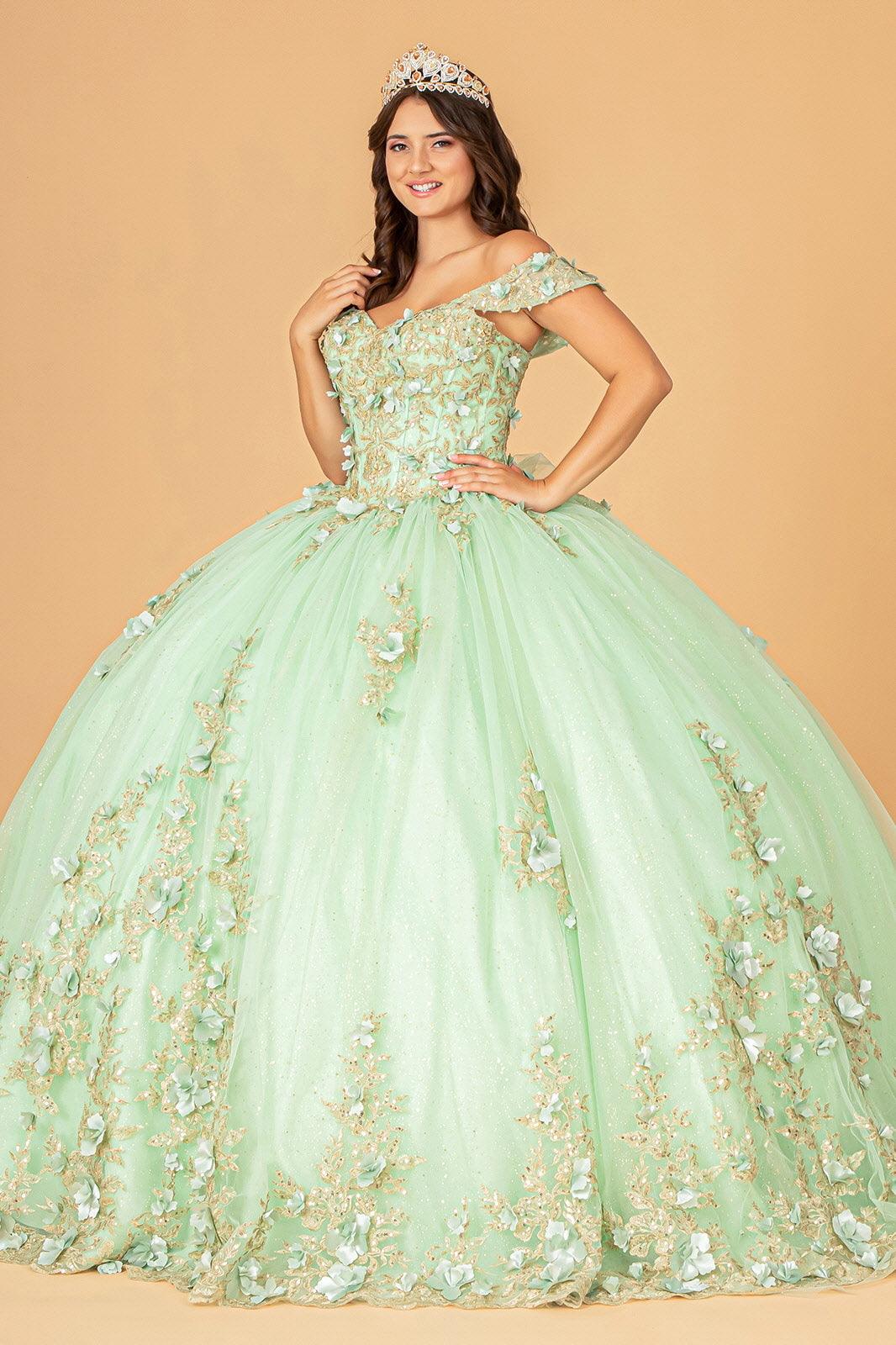 popular lime green quinceanera dresses