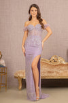 Prom Dresses Prom Long Off Shoulder Formal Gown Lilac