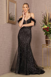 Prom Dresses Prom Long Glitter Trumpet Gown Black