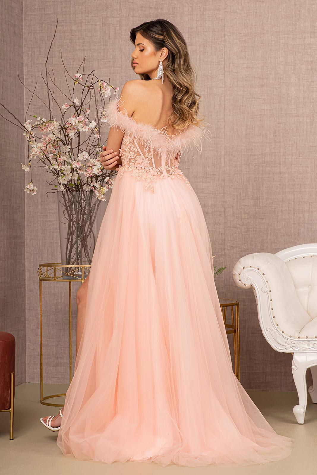 Prom Dresses Prom Long Formal A Line Dress Blush