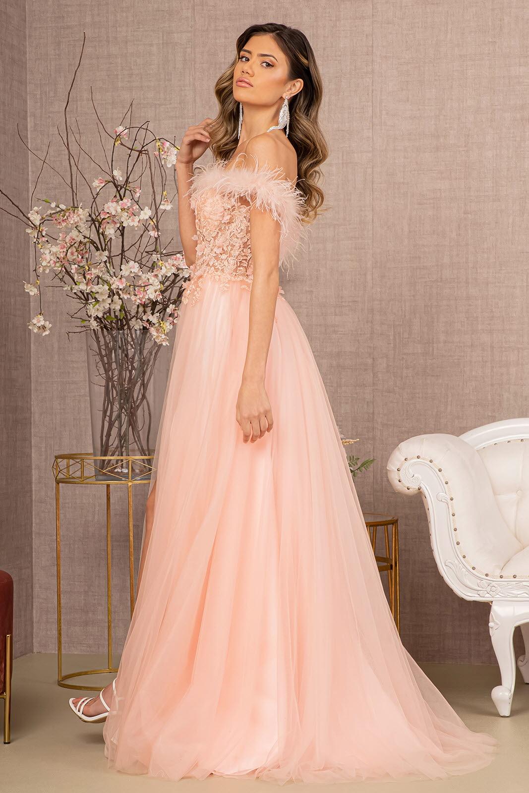 Prom Dresses Prom Long Formal A Line Dress Blush