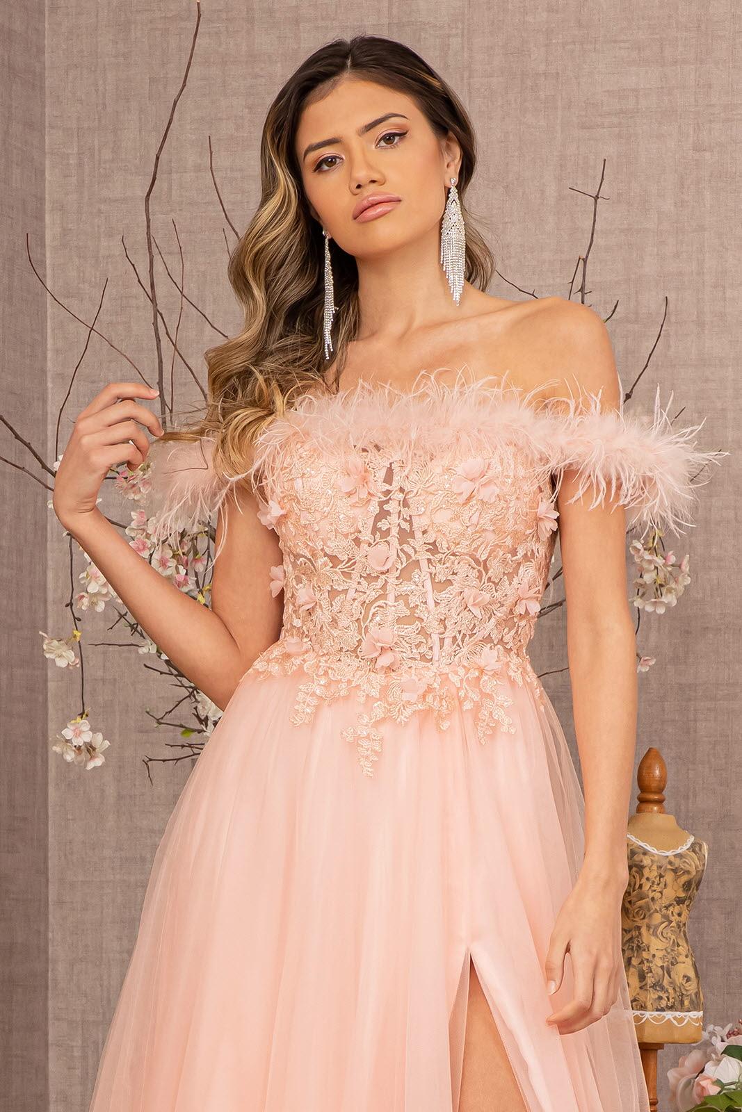 Prom Dresses Prom Long Formal A Line Dress Blush